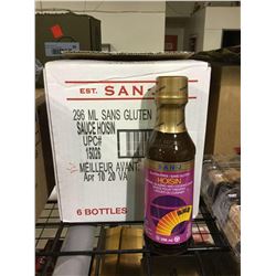 Case of San-j HoisinDipping, Glazing, and Cooking Sauce (6 x 296mL)