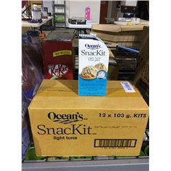 Case of Ocean's Snack Kit Light Tuna (12 x 103g)