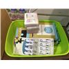 Image 1 : Bin of Assorted Baby Accessories