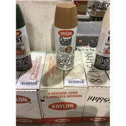 Caseof Krylon Dual Superbond Paint and Primer Aerosol Spray (6 x 340g)