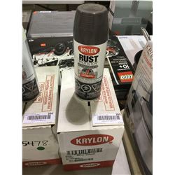 Caseof Krylon RustProtector Semi-Gloss Enamel Bronze Aerosol Spray (6 x 340g)