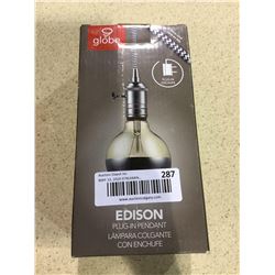 Globe Edison Plug-In Pendant