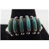 Image 1 : PALOMA PETIT POINT TURQUOISE RING STERLING SILVER