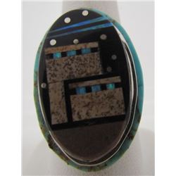 GILBERT NIGHT SKY TURQUOISE RING STERLING SILVER