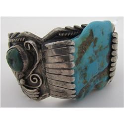 ORH TURQUOISE CUFF BRACELET STERLING SILVER
