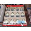Image 1 : Pack of 12 Security Locks - All Keyed the Same