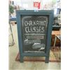 Image 1 : Sidewalk Chalk Board Sandwich Sign