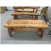 Image 1 : Hand Crafted Solid Cedar Bench/Coffee Table