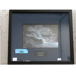 Hand Signed Max Jacquiard Framed Print