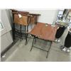 Image 1 : 4 Vintage Leather Chairs