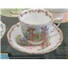 Image 2 : 5 Vintage English Bone China Tea Cup & Saucers