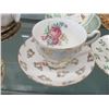 Image 4 : 5 Vintage English Bone China Tea Cup & Saucers