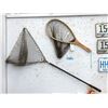 Image 1 : 1 Long Handled & 1 Short Handled Fishing Net