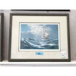 Framed Print of the Ship "Krusenstern USSR"