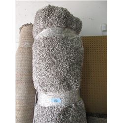 Specked Beige Shag Area Carpet - 6 Feet x 8 Feet