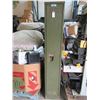 Image 1 : Vintage 1 Door Green Metal Locker