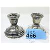 Image 1 : Pair of English Sterling Silver Candle Holders