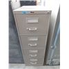 Image 1 : 4 Drawer Metal Filing Cabinet with Key