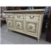 Image 1 : Ornate Cream and Gold Sideboard