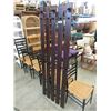 Image 1 : Wall Mount Coat Rack - 24" wide x 73" tall