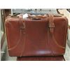 Image 2 : Vintage Brown Leather Suitcase