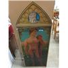 Image 1 : Painted Wall Panel - 26" wide x 64" tall