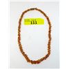 Image 1 : 72.5 CTW Orange Baltic Amber Necklace