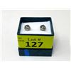 Image 2 : New Mystic Topaz & Diamond Stud Earrings