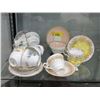 Image 1 : 11 Vintage Bone China Tea Cup & Saucers