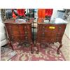 Image 1 : Pair of Vintage Gibbard 3 Drawer End Tables