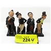Image 1 : 4 Royal Doulton 4" Dickens Figurines