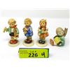 Image 1 : 4 Vintage Goebel/Hummel 3" Figurines
