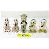 Image 1 : Vintage Disney Salt & Peppers & 4" Pig
