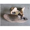 Image 2 : 2 Crates of Vintage Wood Shoe Forms