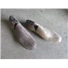 Image 2 : 2 Crates of Vintage Wood Shoe Forms