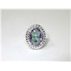 Image 1 : Sterling Silver Mystic Topaz Dinner Ring