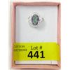 Image 2 : Sterling Silver Mystic Topaz Dinner Ring