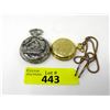 Image 1 : 1 Silver Tone & 1 Gold Tone Pocket Watch