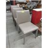 Image 1 : 4 Bonded Leather Dining Chairs