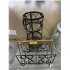 Image 1 : Metal Umbrella Stand & Magazine Rack