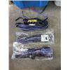 Image 1 : 3 New Premium Leather Floggers - Purple