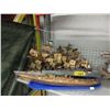 Image 1 : 9 Ship Models - Largest is 18" wide x 8" tall