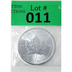 1 Oz .9999 Fine Silver 2019 Canada Maple Leaf Coin