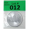 Image 1 : 1 Oz .9999 Fine Silver 2020 Canada Maple Leaf Coin