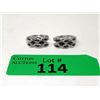 Image 1 : New 1/4 CT Black & White Diamond Earrings