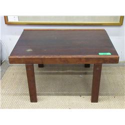 Wood Coffee Table - 20" x 28" x 15" tall