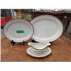 Image 1 : 2 Limoges "Elite" China Platters & Sauce Dish