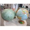 Image 1 : Three 12" World Globes