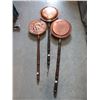 Image 1 : 3 Brass & Copper Bed Warmers