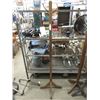 Image 1 : Wood & Brass Coat & Hat Stand